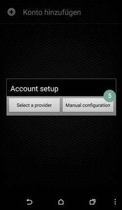 Zoiper Konfiguration Android Schritt 5