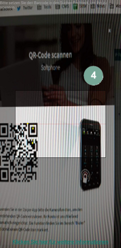 QR-Code mit Smartphone scannen