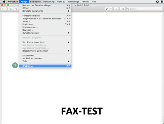 Faxdruckertreiber Faxen aus PDF-Reader